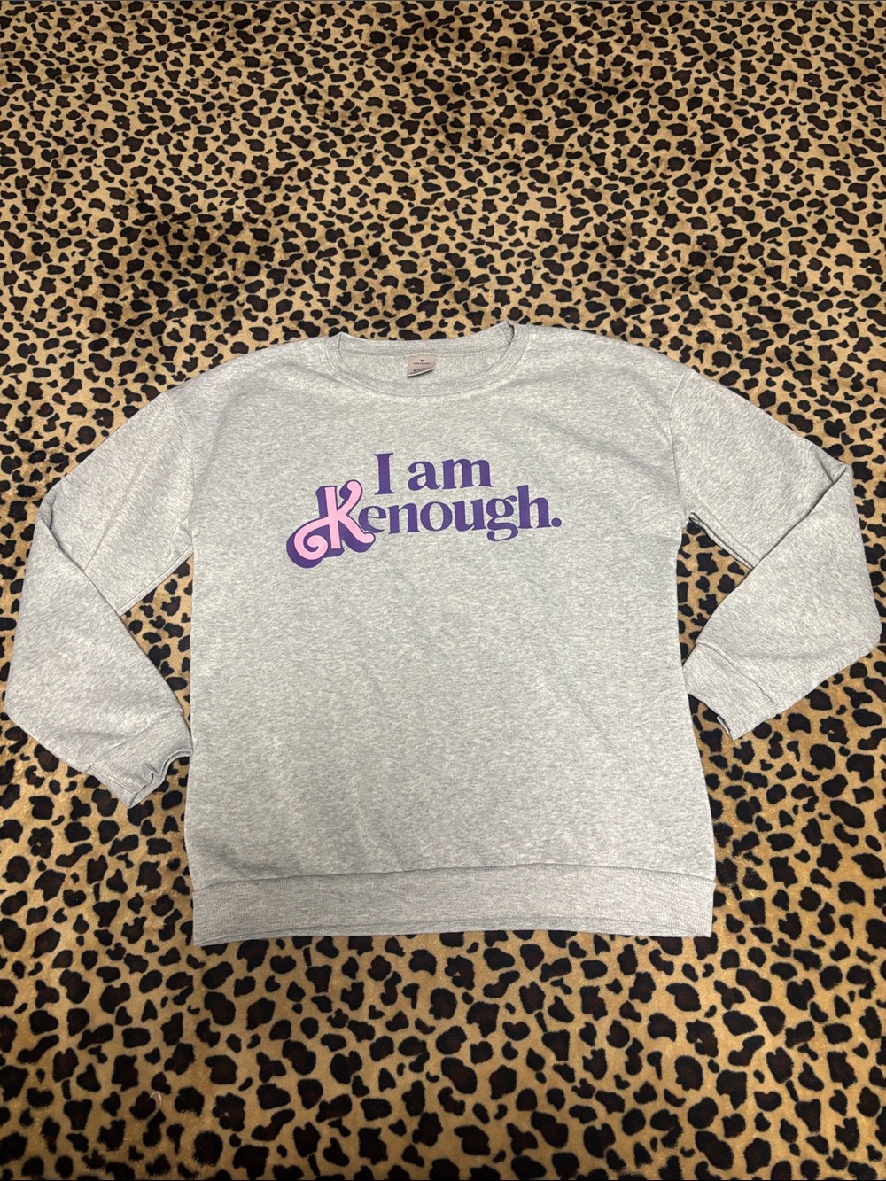 Women's M Gray Crewneck Sweatshirt - The Barbie Movie Inspired